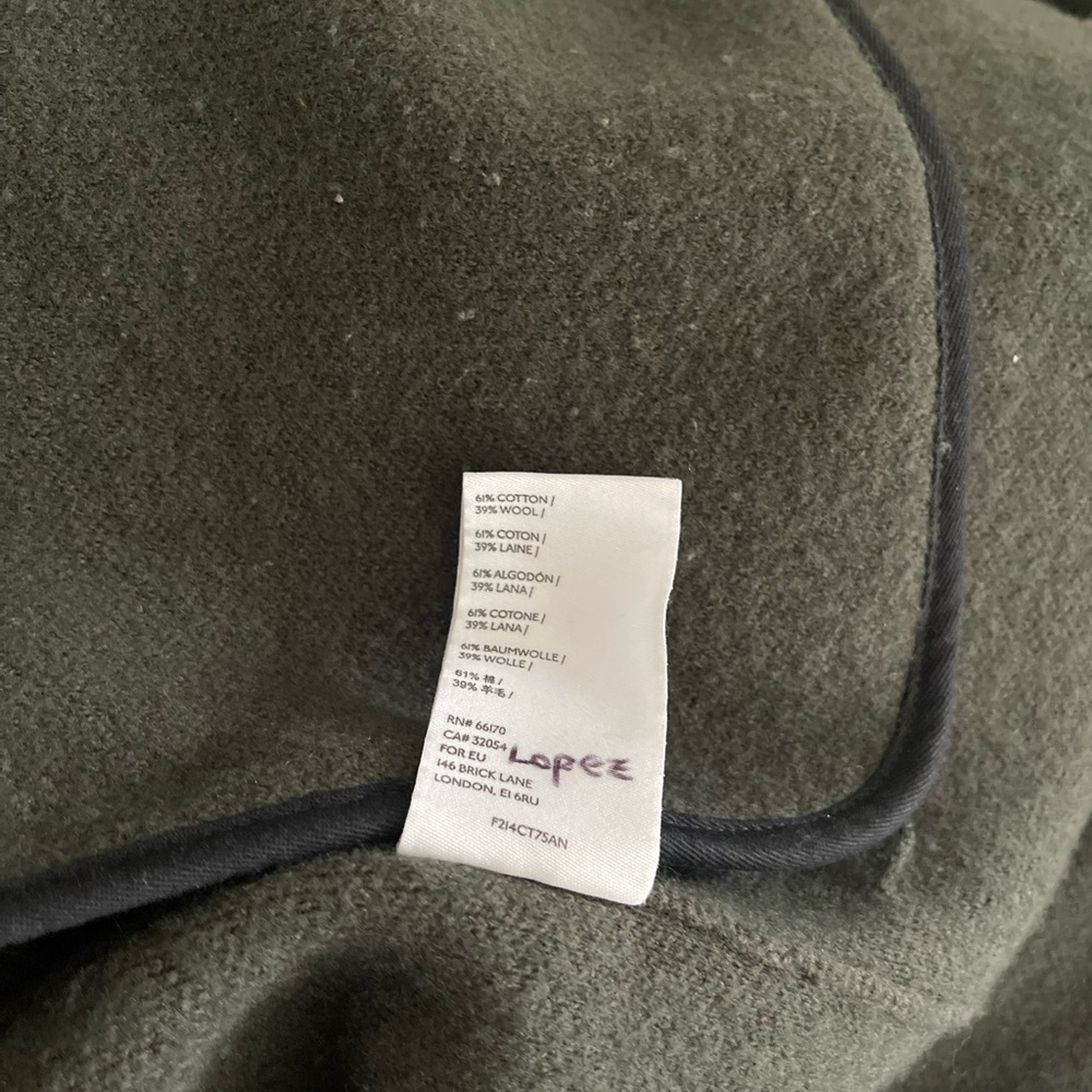 Anthropologie Rani Sweater Blazer Olive Green - Picture 5 of 7